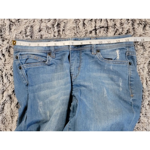 Life in Progress Womens Blue Wash Denim Skinny Jeans Zipper Ankle Detail Size 25 - Picture 4 of 8
